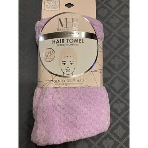 Must-Have Beauty Purple Ultra Soft Hair Towel Frizz Reducing Premium Quality